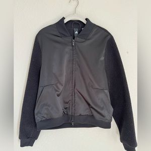 ADIDAS Women’s Athletics Sport ID Lightweight Sherpa Bomber Jacket